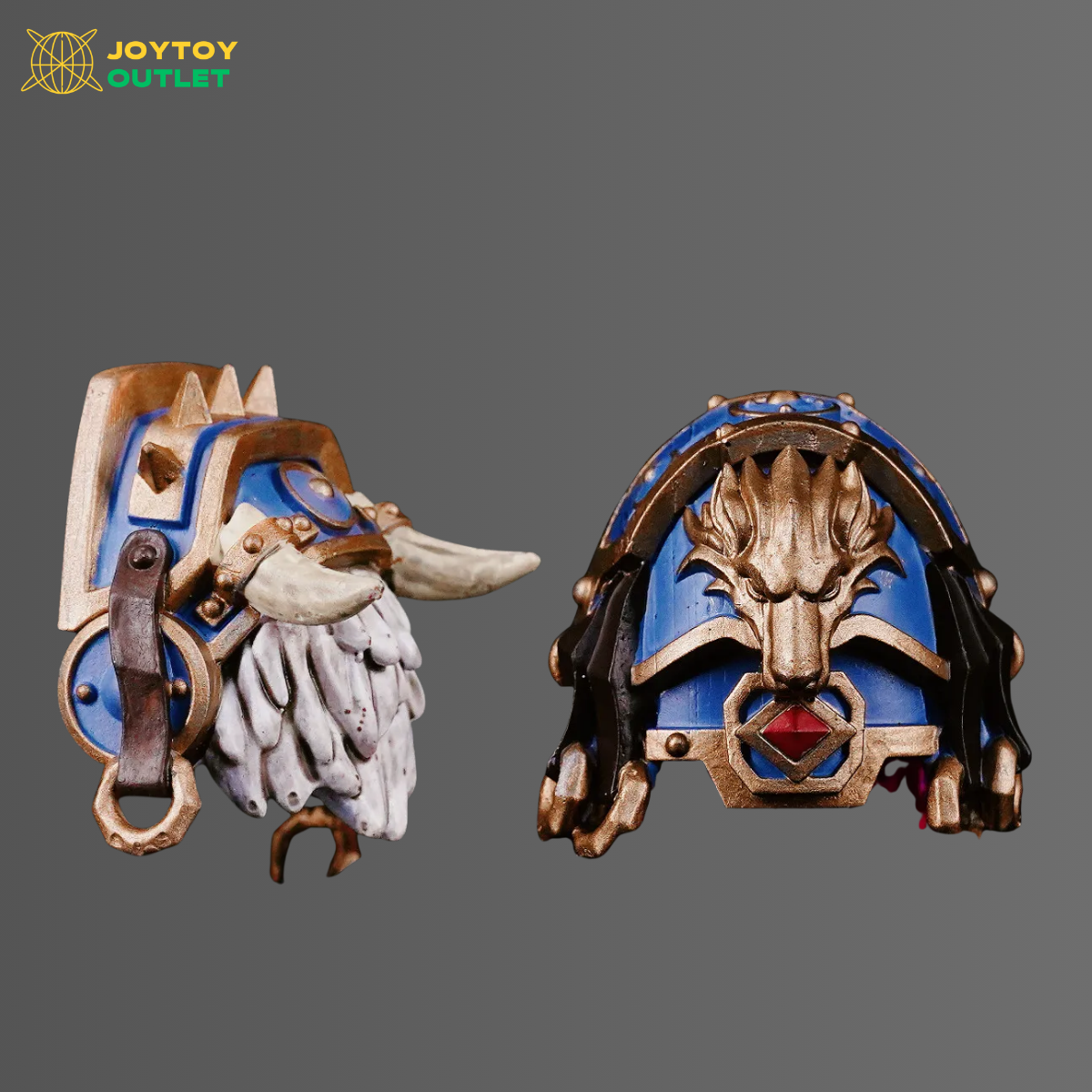 Space Wolves Wolf Crest Shoulder Pads – Upgrade Part