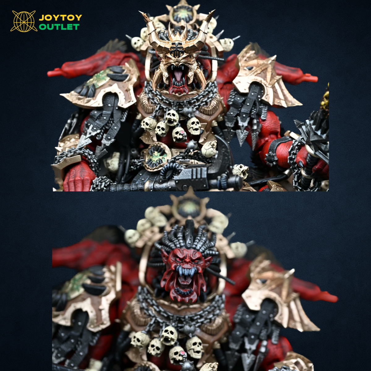 World Eaters Angron Primarch Head Sculpt Set โ Upgrade Part