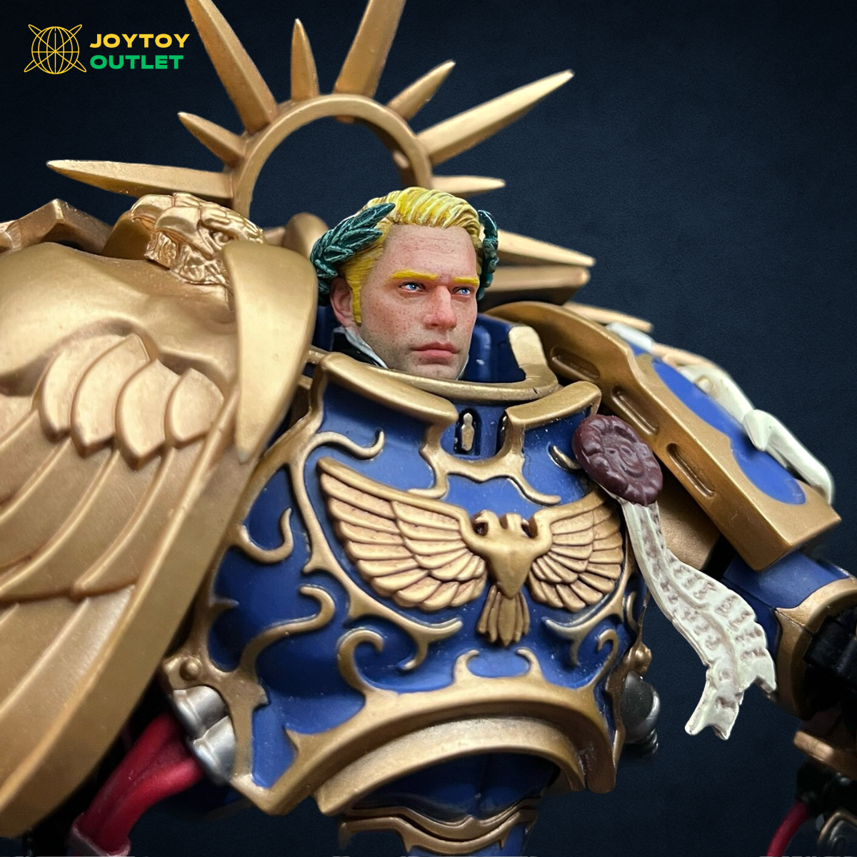 Ultramarines Guilliman Unhelmeted Head Sculpt โ Upgrade Part