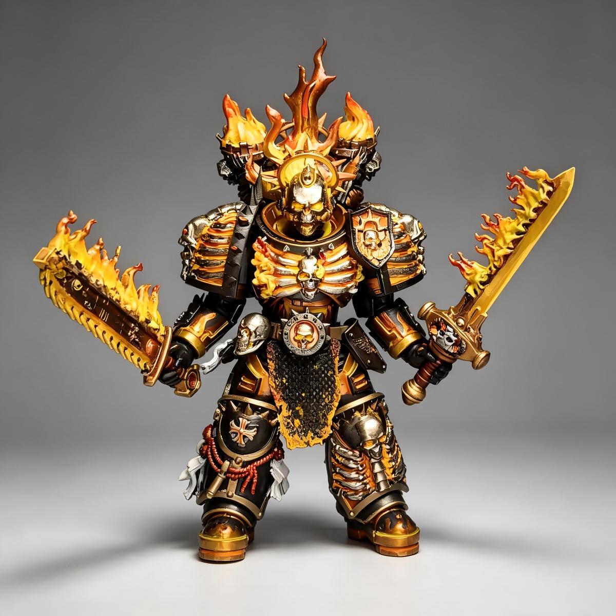 Custom Legion of the Damned Flaming Champion Figure – Studio Custom Masterpiece (1-of-1)