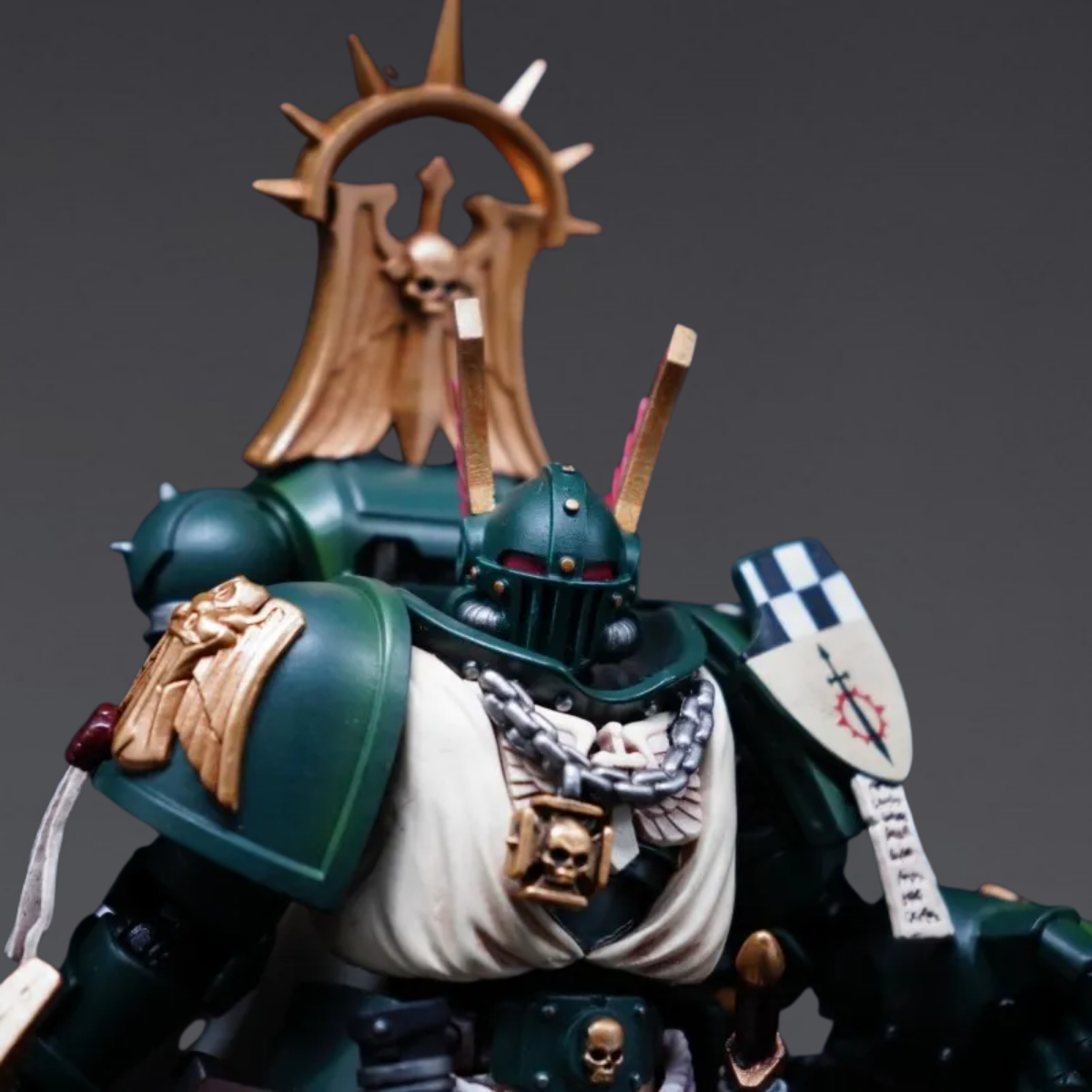 Dark Angels Inspired Masked Helmet Head Sculpt – Upgrade Part