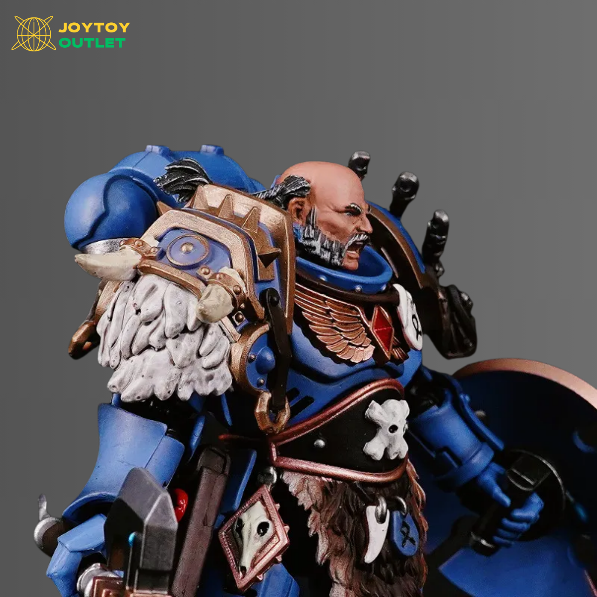 Space Wolves Wolf Crest Shoulder Pads – Upgrade Part