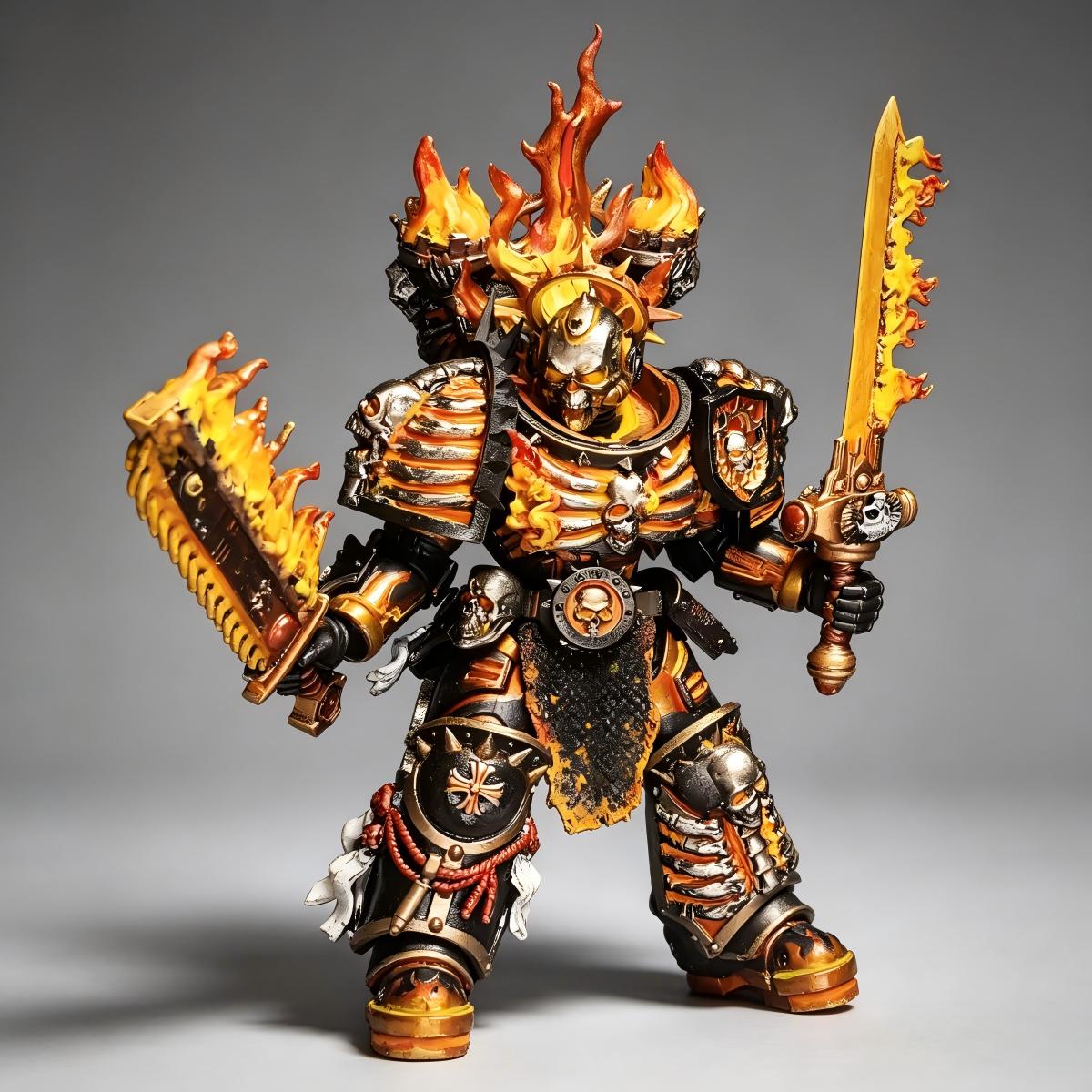 Custom Legion of the Damned Flaming Champion Figure – Studio Custom Masterpiece (1-of-1)