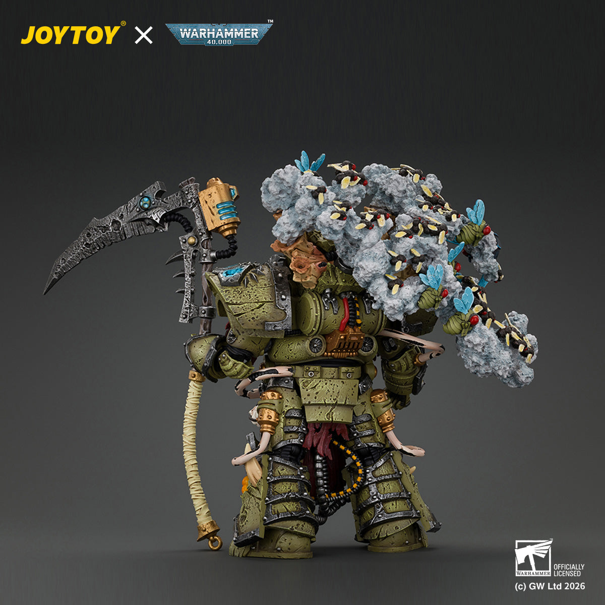 JOYTOY Warhammer 40,000 - Death Guard Typhus Herald of the Plague God