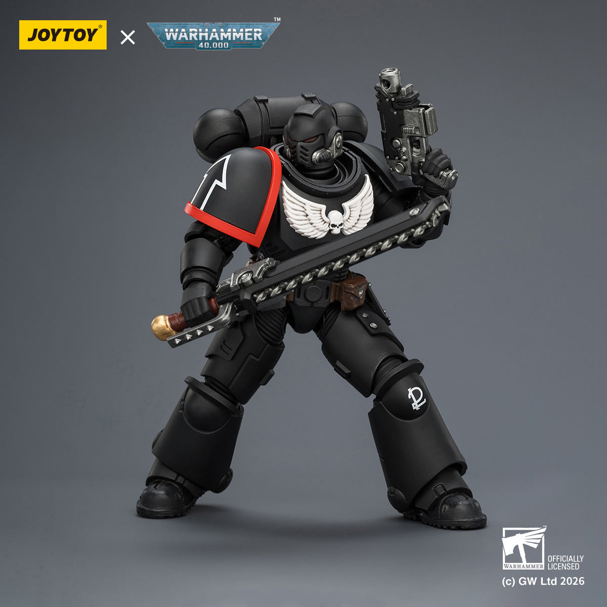 JOYTOY Warhammer 40,000 - Intercessor with Bolt Rifle, Bolt Pistol and Chainsword