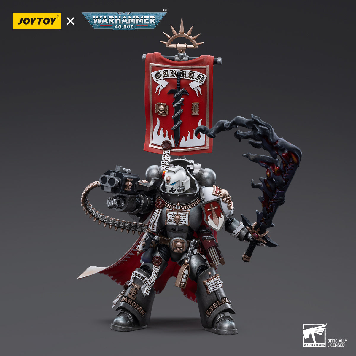 JOYTOY Warhammer 40,000 - Grey Knights Castellan Crowe