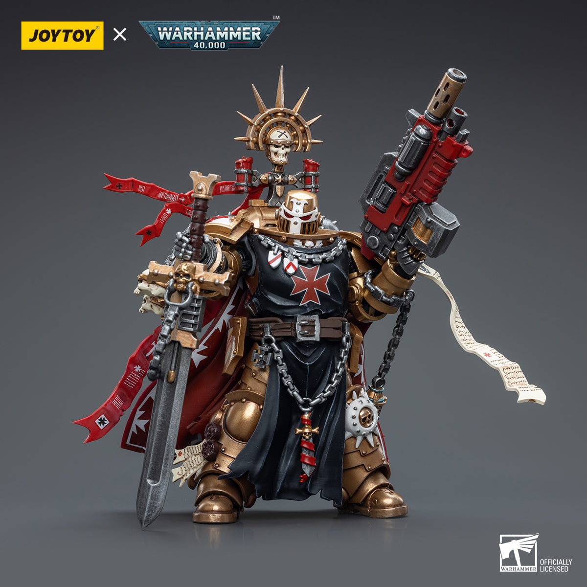 JOYTOY Warhammer 40,000 - Black Templars High Marshal Helbrecht