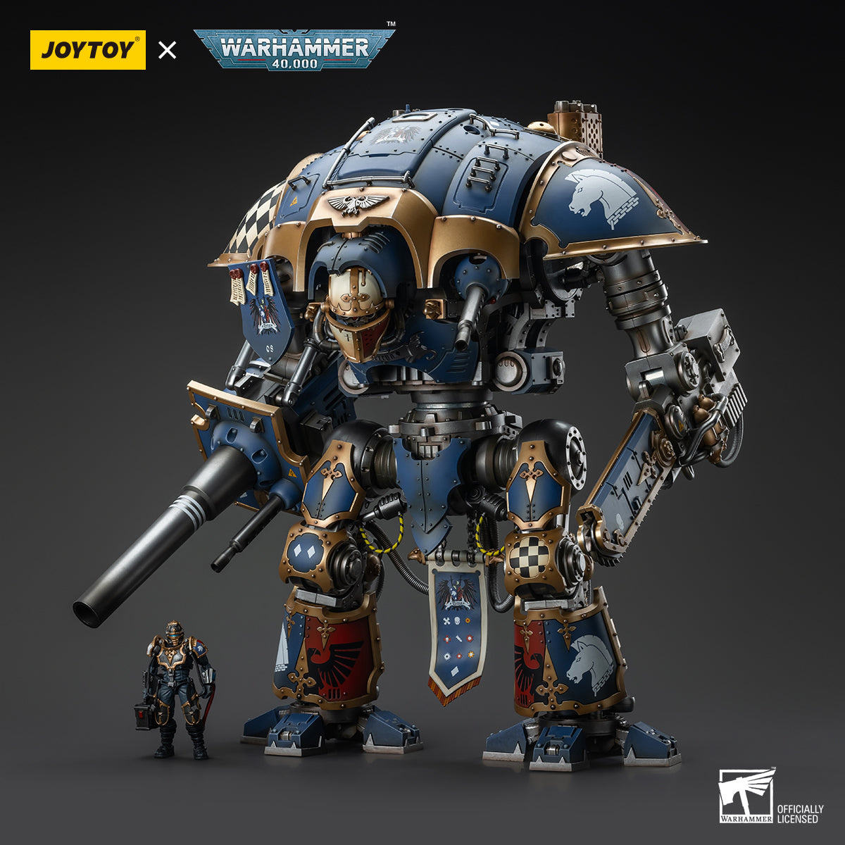 JOYTOY Warhammer 40,000 - Imperial Knights House Terryn Knight Paladin