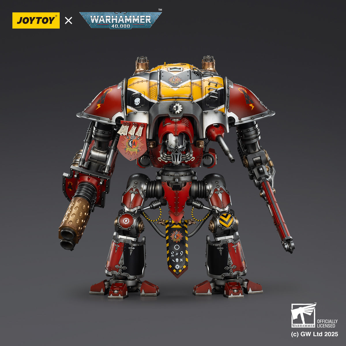 JOYTOY Warhammer 40,000 - Imperial Knights House Raven Knight Errant