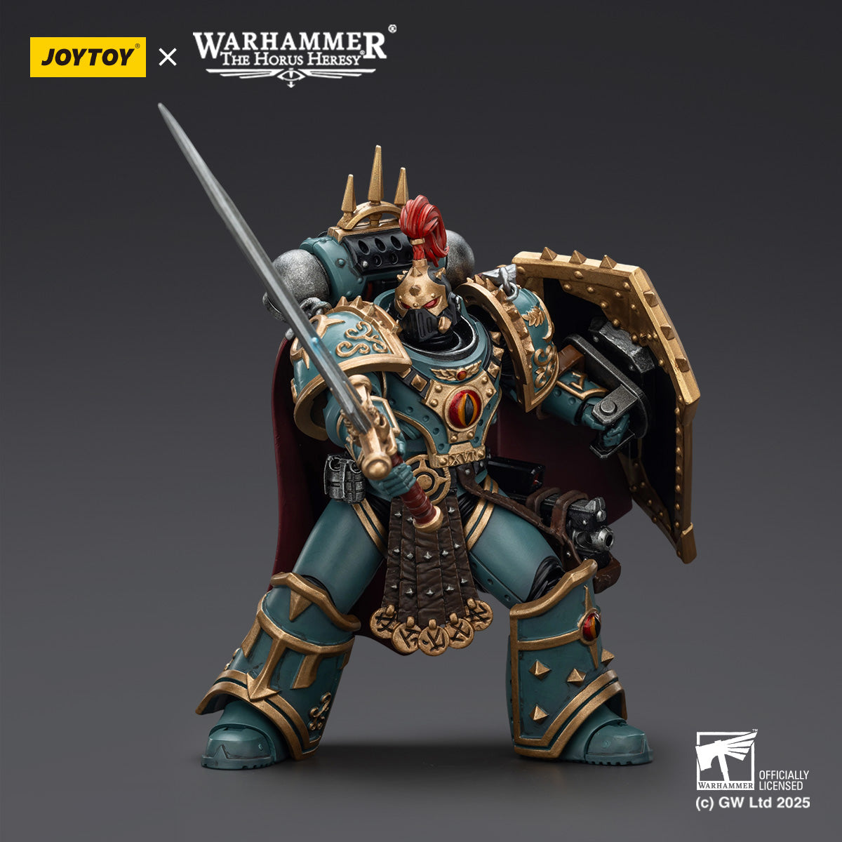 JOYTOY Warhammer The Horus Heresy - Sons of Horus 'Little’ Horus Aximand,Captain of the 5th Company