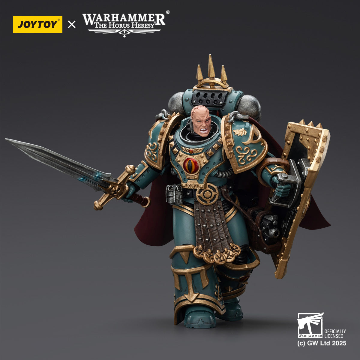 JOYTOY Warhammer The Horus Heresy - Sons of Horus 'Little’ Horus Aximand,Captain of the 5th Company