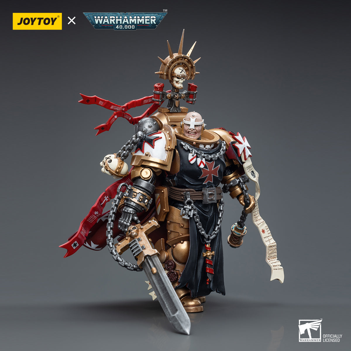 JOYTOY Warhammer 40,000 - Black Templars High Marshal Helbrecht