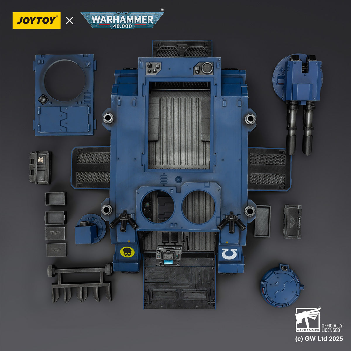 JOYTOY Warhammer 40,000 - Ultramarines Razorback with twin lascannon