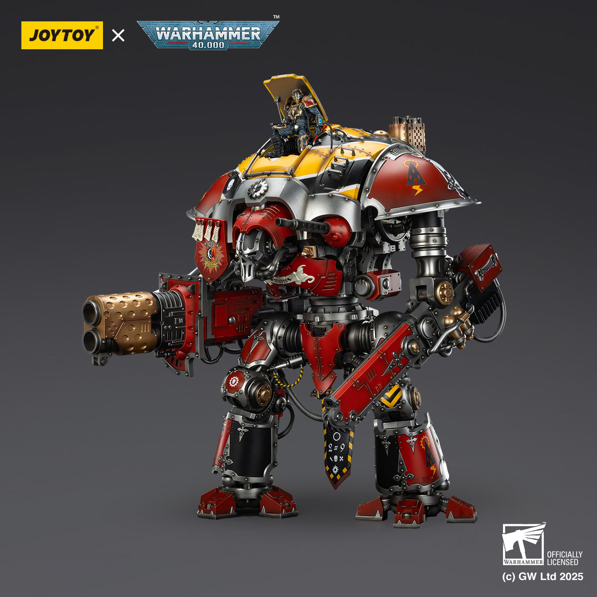 JOYTOY Warhammer 40,000 - Imperial Knights House Raven Knight Errant