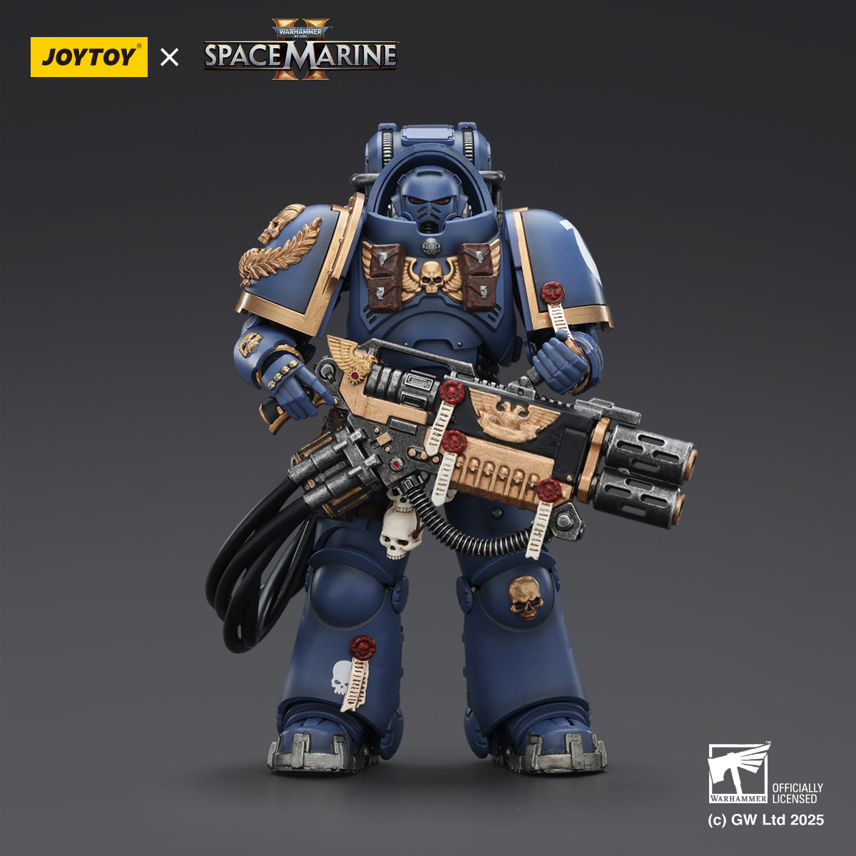 JOYTOY Warhammer 40,000: Space Marine 2 Ultramarines Relic Armour Veterans Squad (Set of 3)