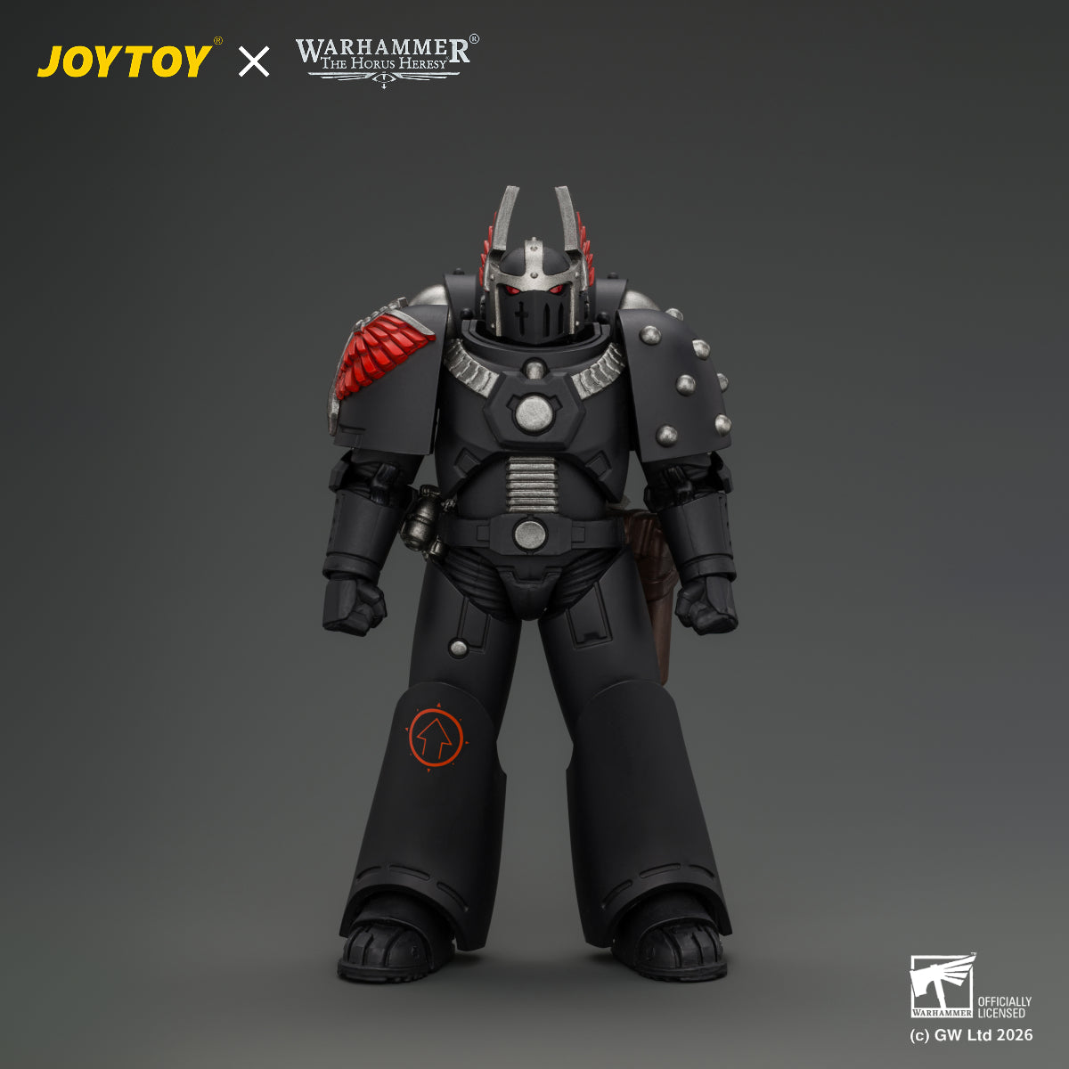 JOYTOY Warhammer The Horus Heresy Action Figure - Dark Angels MKVI Tactical Sergeant with Power Sword and Plasma Pistol