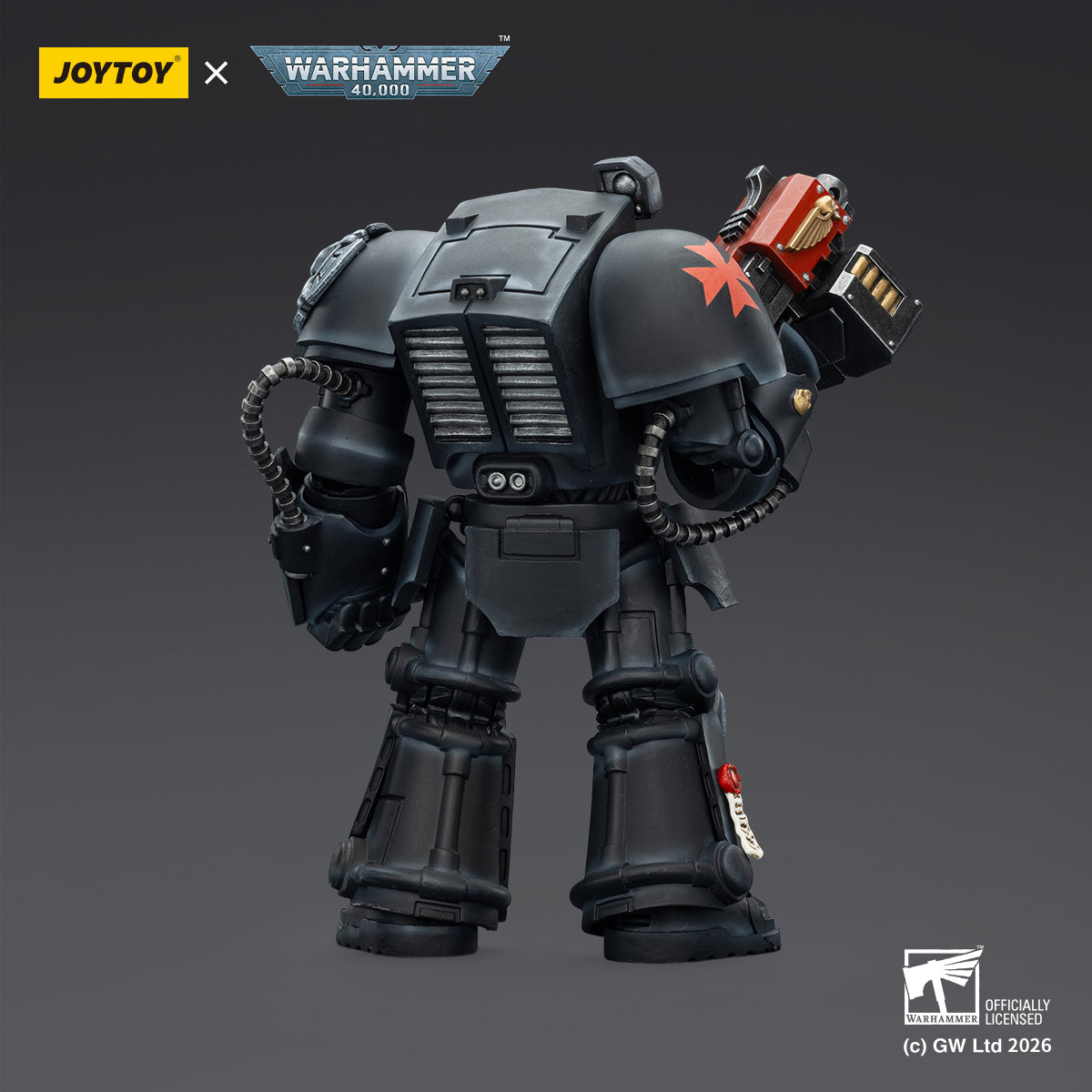 JOYTOY Warhammer 40,000 - Black Templars Terminator Squad (3-Man Unit)