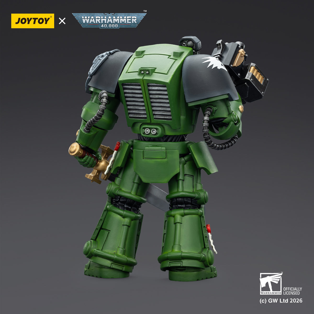 JOYTOY Warhammer 40,000 - Salamanders Terminator Squad (3-Man Unit)