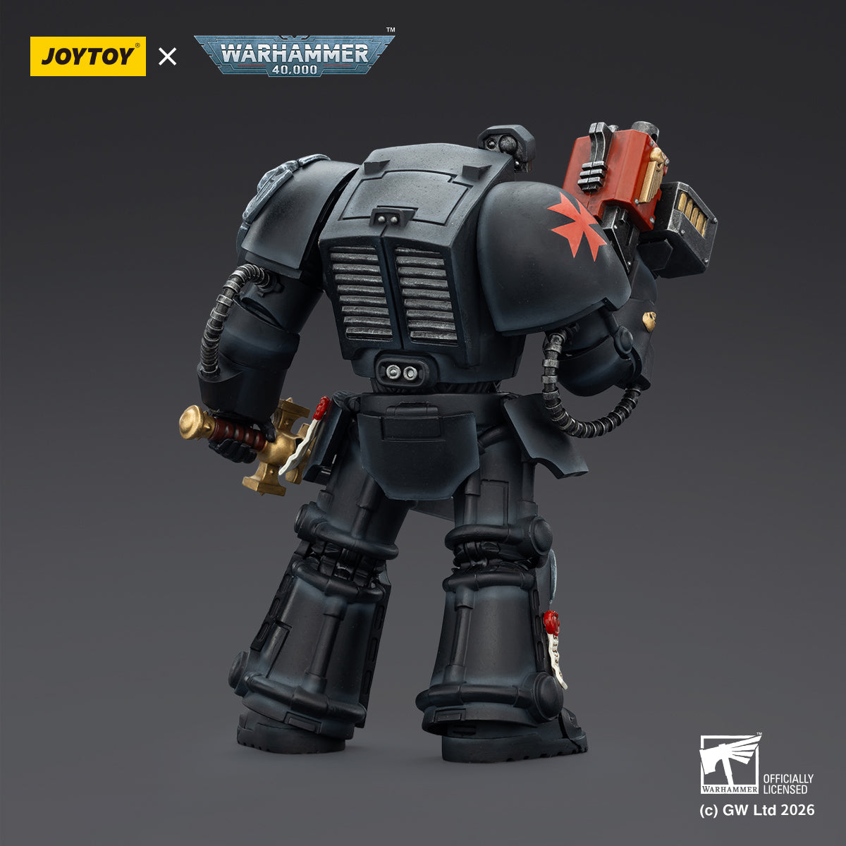 JOYTOY Warhammer 40,000 - Black Templars Terminator Squad (3-Man Unit)