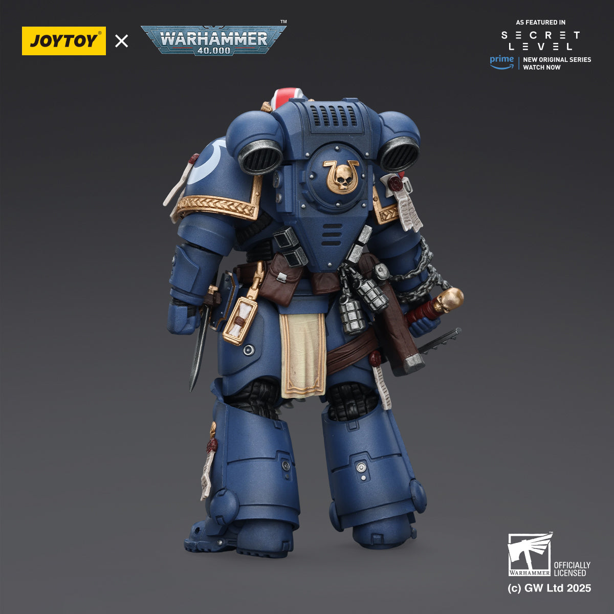 JOYTOY Warhammer 40,000 - Ultramarines Secret Lair Titus Squad Full 4-Piece Set