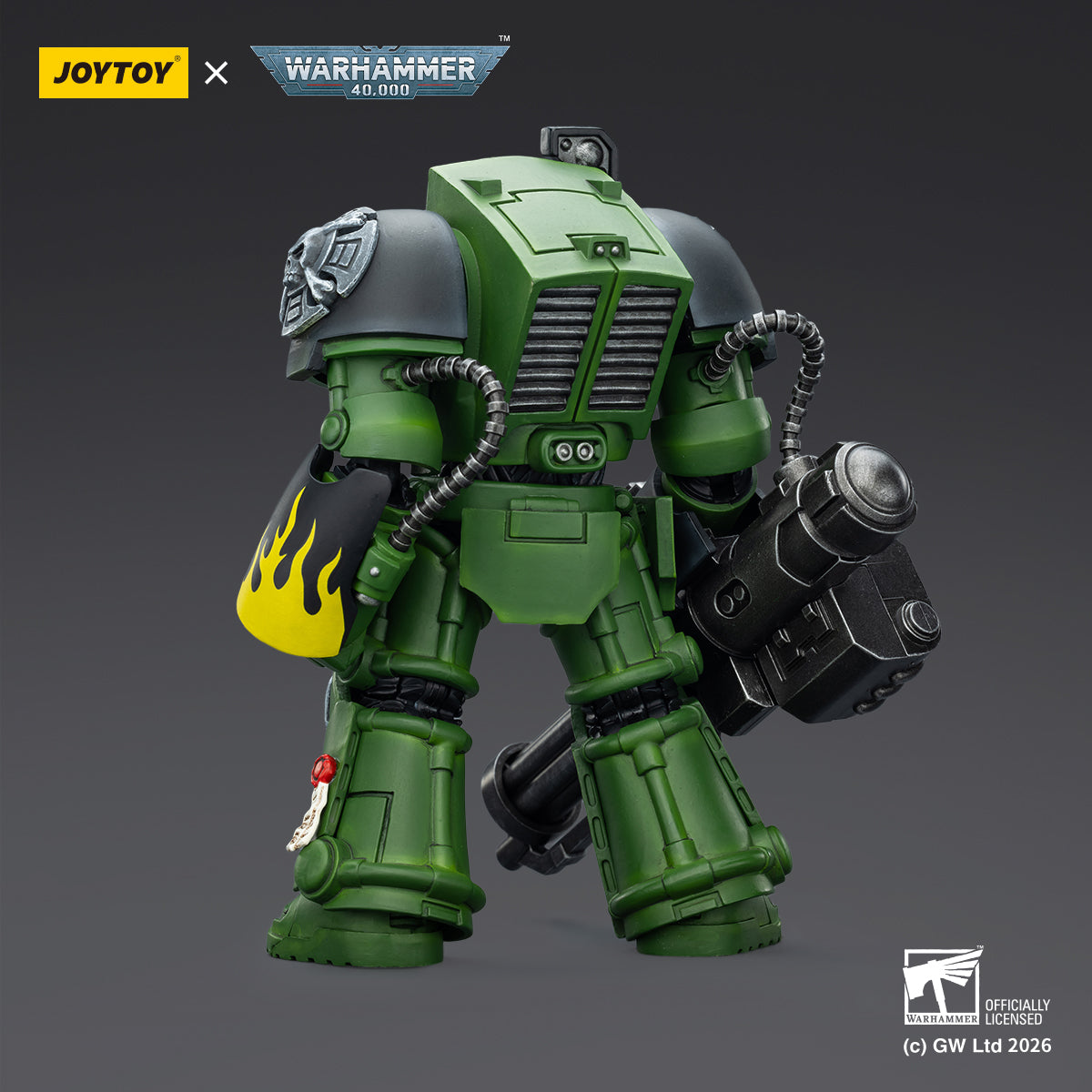 JOYTOY Warhammer 40,000 - Salamanders Terminator Squad (3-Man Unit)