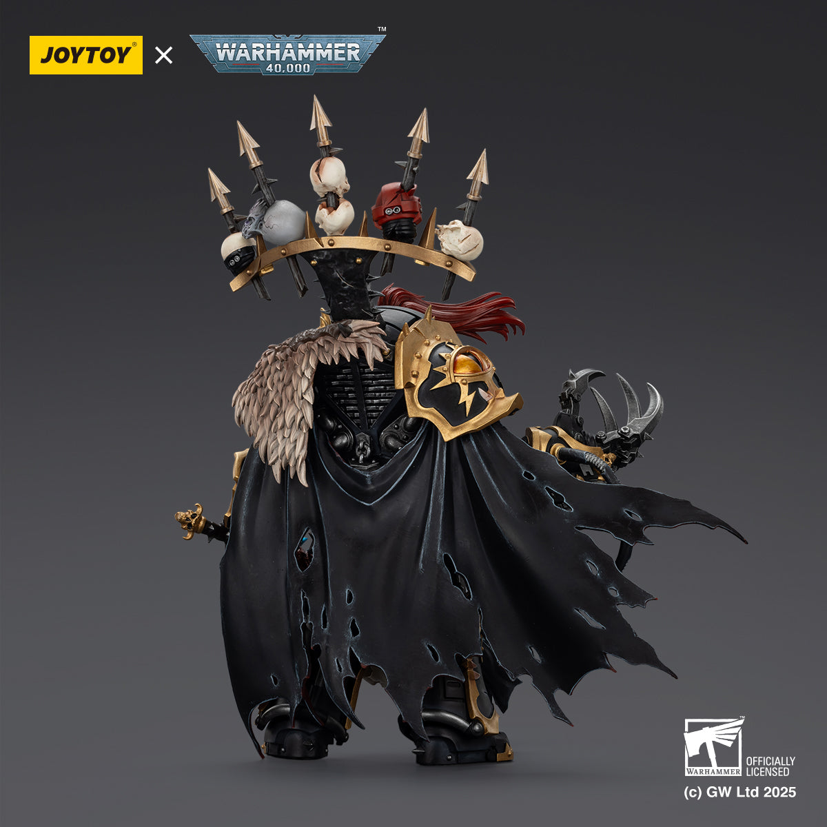 JOYTOY Warhammer 40,000 - Black Legion Abaddon the Despoiler with Drach'nyen and the Talon of Horus