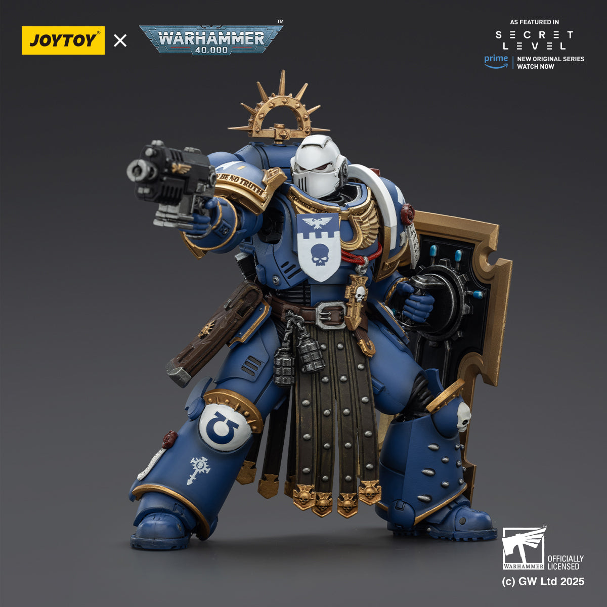 JOYTOY Warhammer 40,000 - Ultramarines Secret Lair Titus Squad Full 4-Piece Set