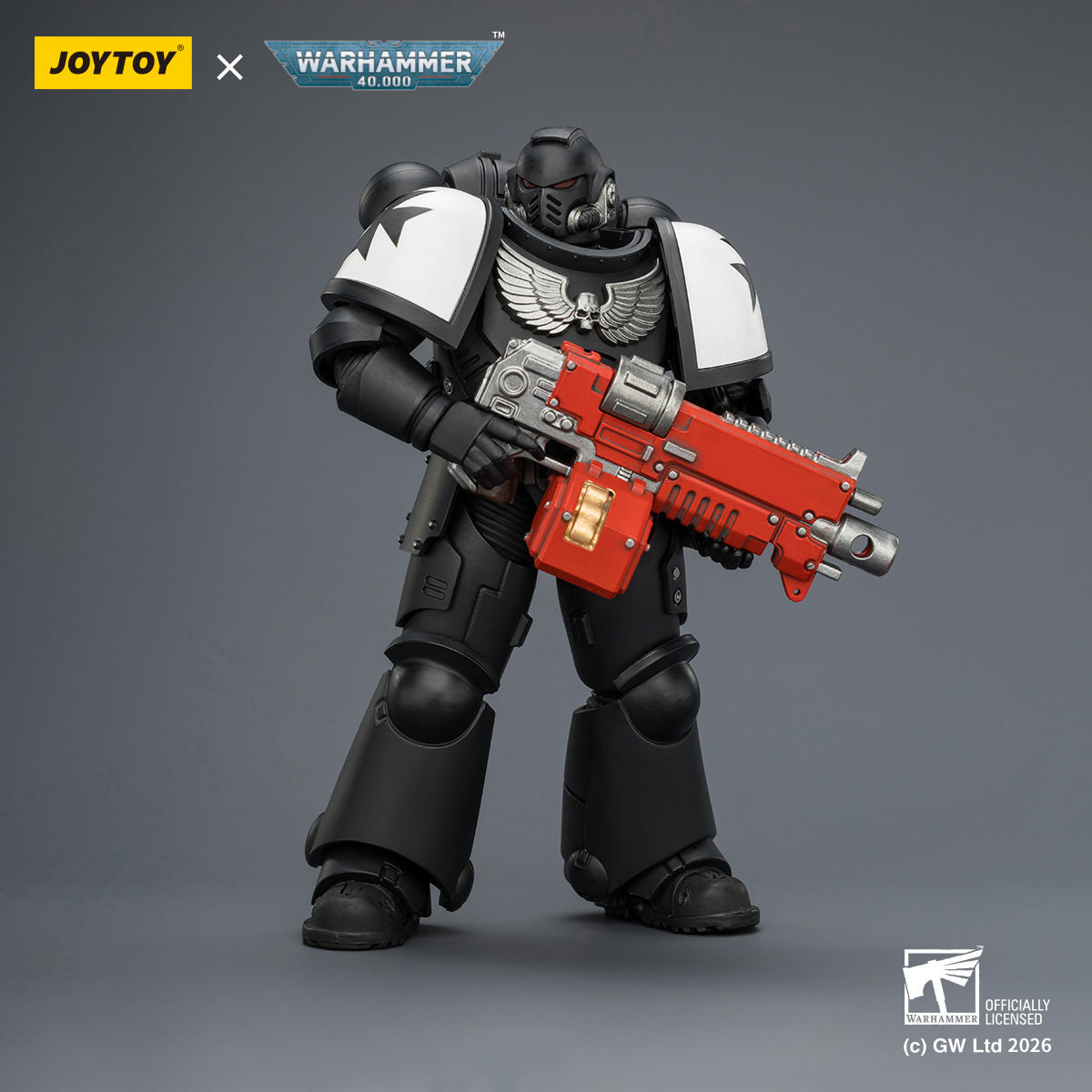 JOYTOY Warhammer 40,000 - Intercessor with Bolt Rifle, Bolt Pistol and Chainsword