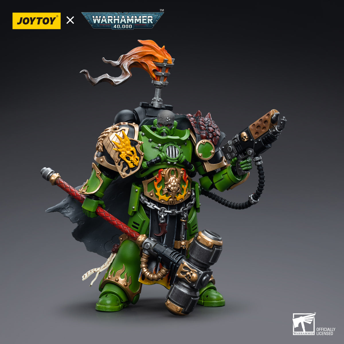 JOYTOY Warhammer 40,000 - Salamanders Captain Adrax Agatone