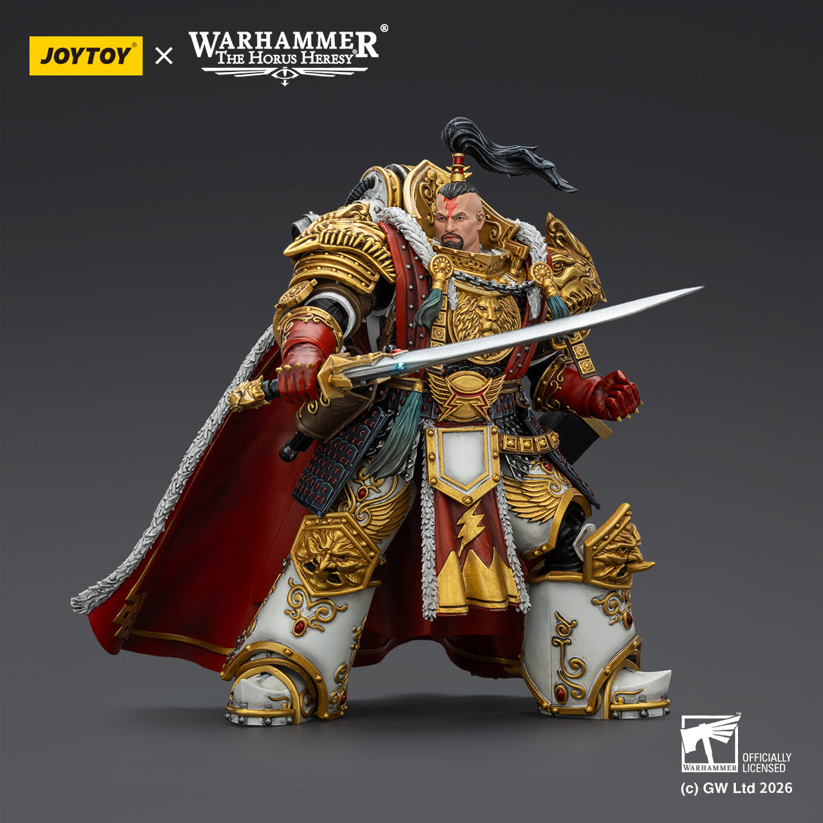 Jaghatai Khan head sculpt detail, capturing the Great Khan's fierce expression and Vth Legion aesthetics.