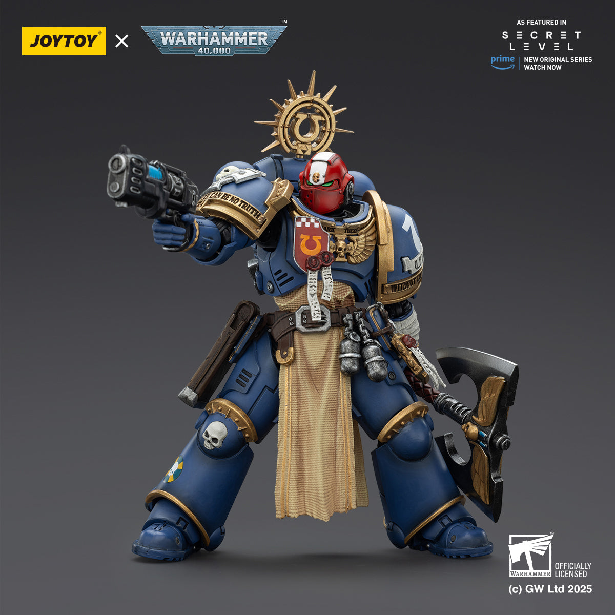 JOYTOY Warhammer 40,000 - Ultramarines Secret Lair Titus Squad Full 4-Piece Set