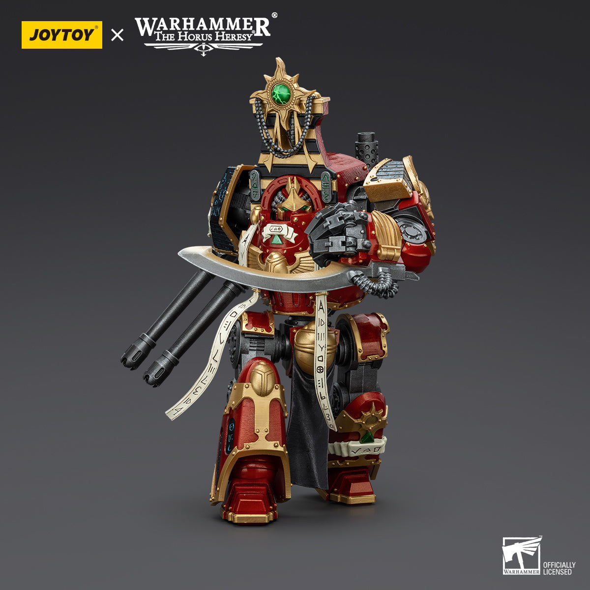 JOYTOY Warhammer The Horus Heresy - Thousand Sons Contemptor-Osiron Dreadnought with Gravis Force Blade and Gravis Autocannon