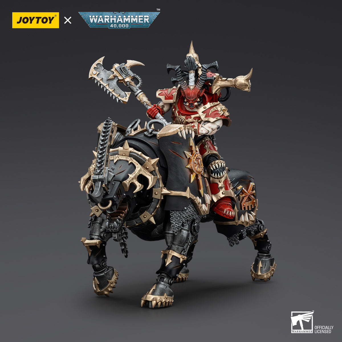 JOYTOY Warhammer 40,000 - World Eaters Lord Invocatus