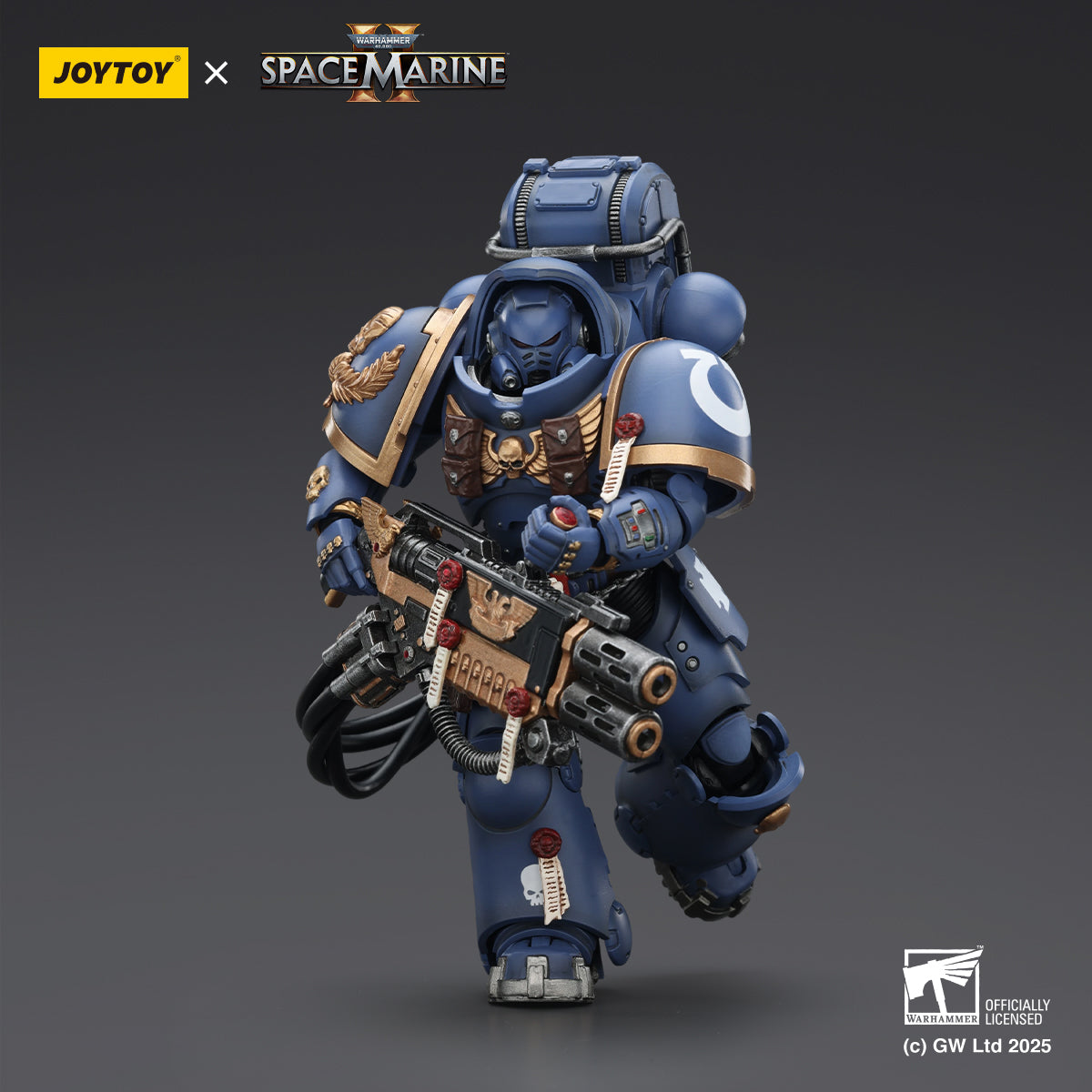JOYTOY Warhammer 40,000: Space Marine 2 Ultramarines Relic Armour Veterans Squad (Set of 3)