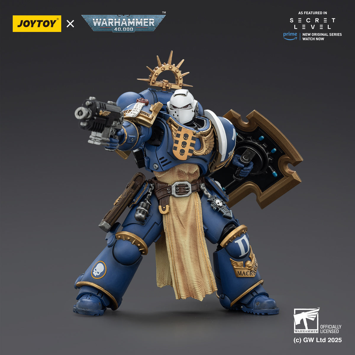 JOYTOY Warhammer 40,000 - Ultramarines Secret Lair Titus Squad Full 4-Piece Set