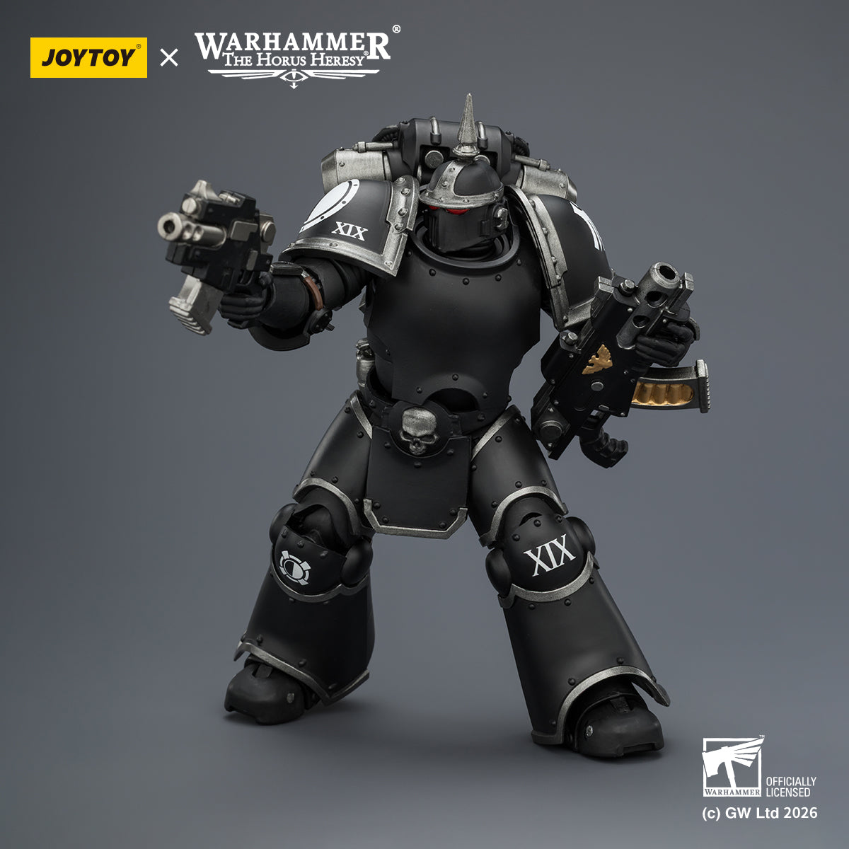 JOYTOY Warhammer The Horus Heresy - Raven Guard MK III Tactical Legionary with Bolter and Bolt Pistol