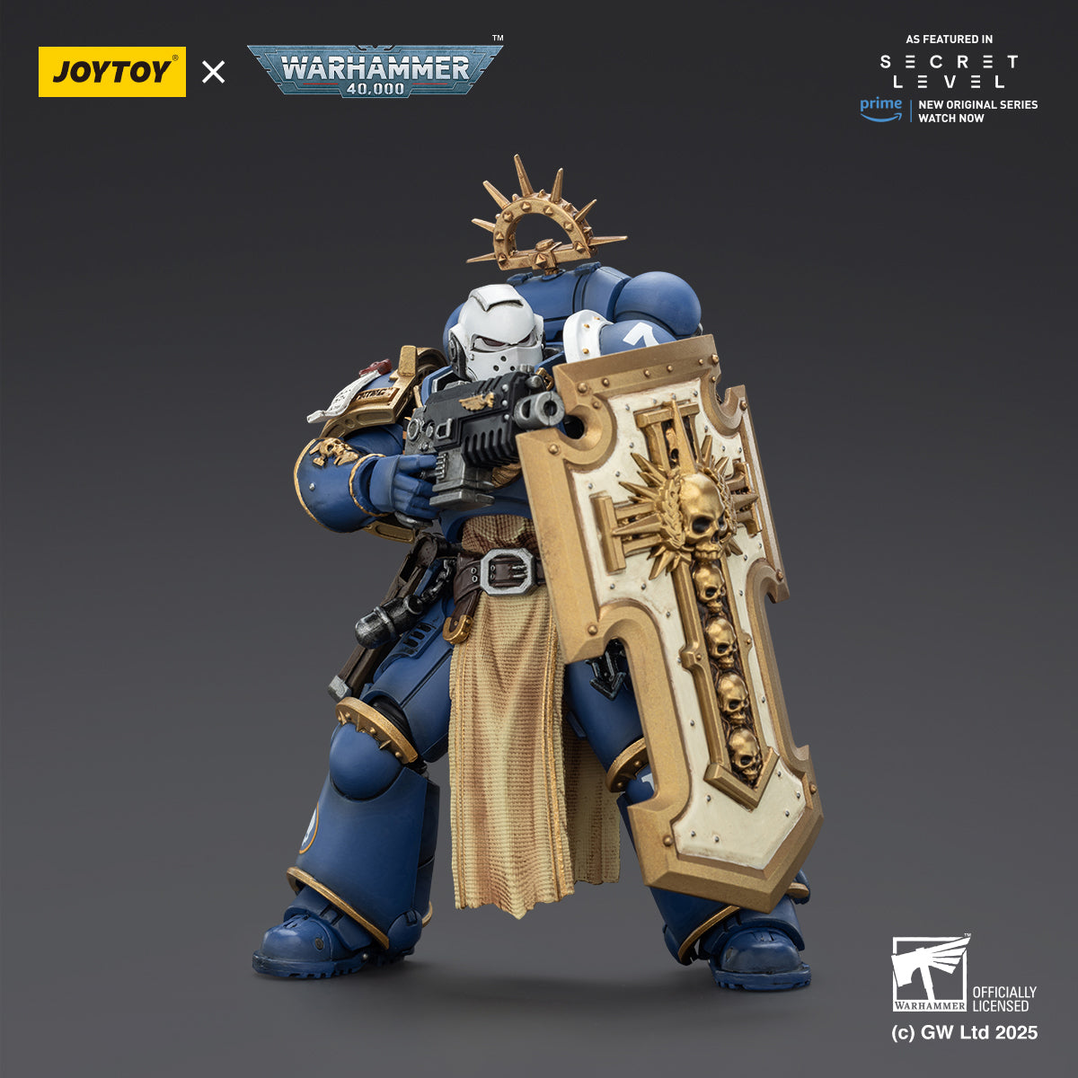 JOYTOY Warhammer 40,000 - Ultramarines Secret Lair Titus Squad Full 4-Piece Set