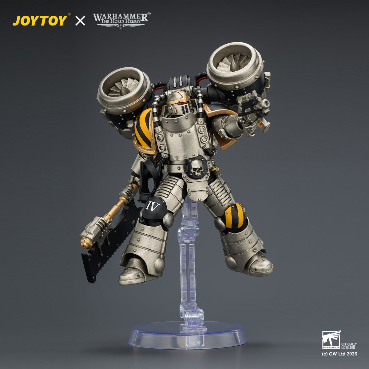 JOYTOY Warhammer The Horus Heresy - Iron Warriors MkII Assault Squad Set (3 Figures)