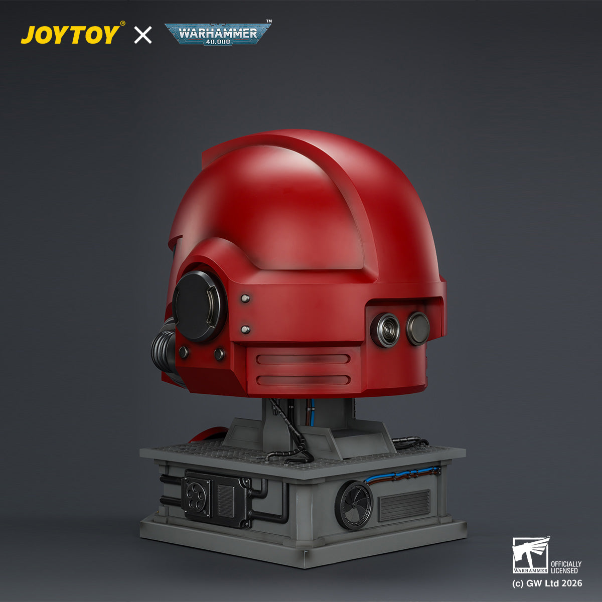 JOYTOY Warhammer 40,000:Blood Angels MkX Helmet & Display Stand