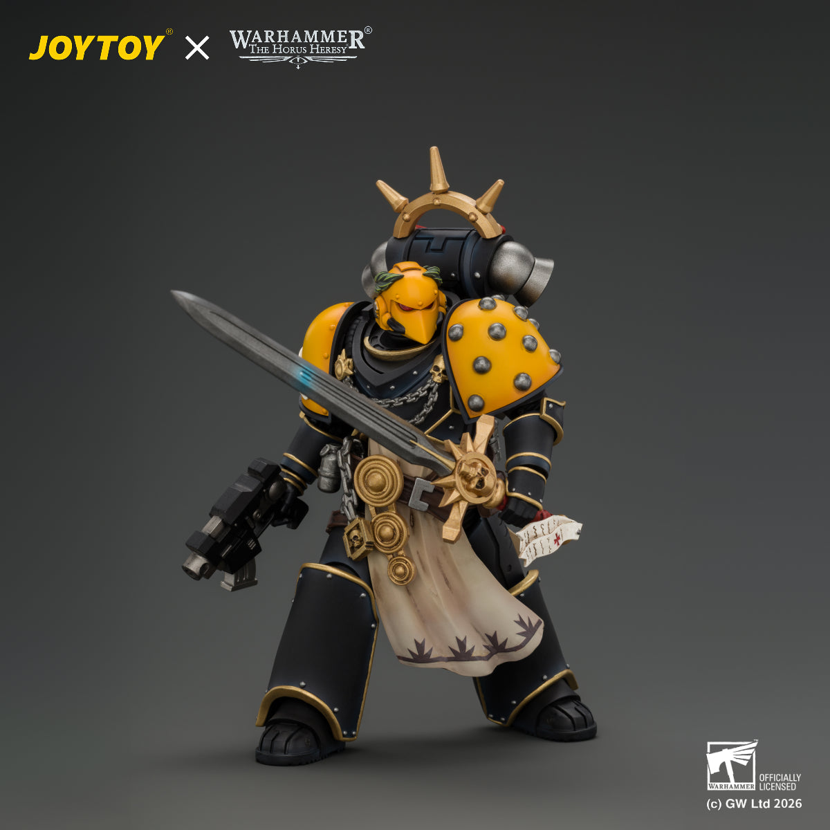 JOYTOY Warhammer The Horus Heresy Action Figure - Imperial Fists Champion Consul with Combi-Melta and Power Sword
