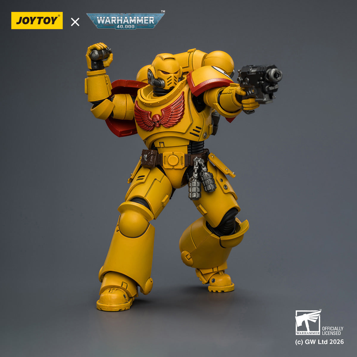 JOYTOY Warhammer 40,000 - Intercessor with Bolt Rifle, Bolt Pistol and Chainsword