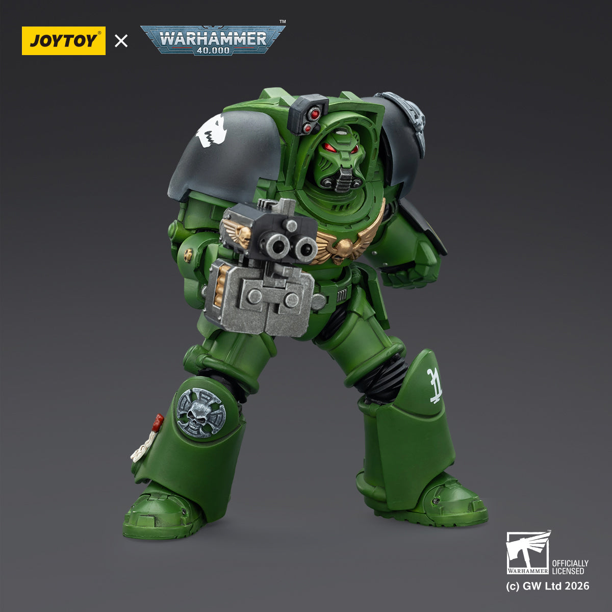 JOYTOY Warhammer 40,000 - Salamanders Terminator Squad (3-Man Unit)