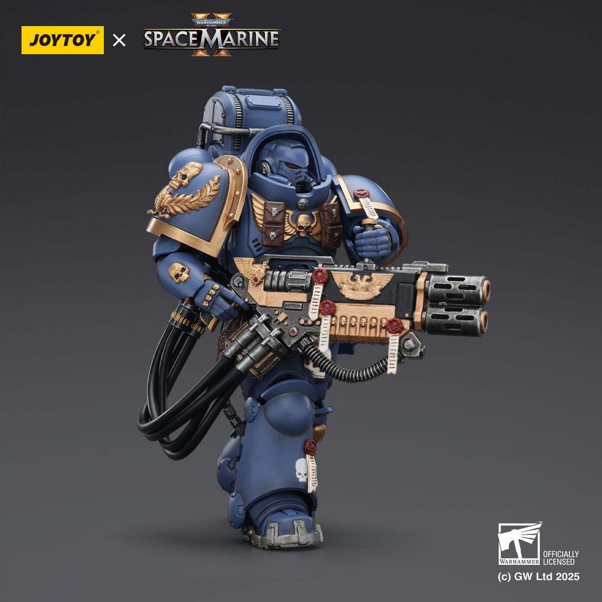 JOYTOY Warhammer 40,000: Space Marine 2 Ultramarines Relic Armour Veterans Squad (Set of 3)