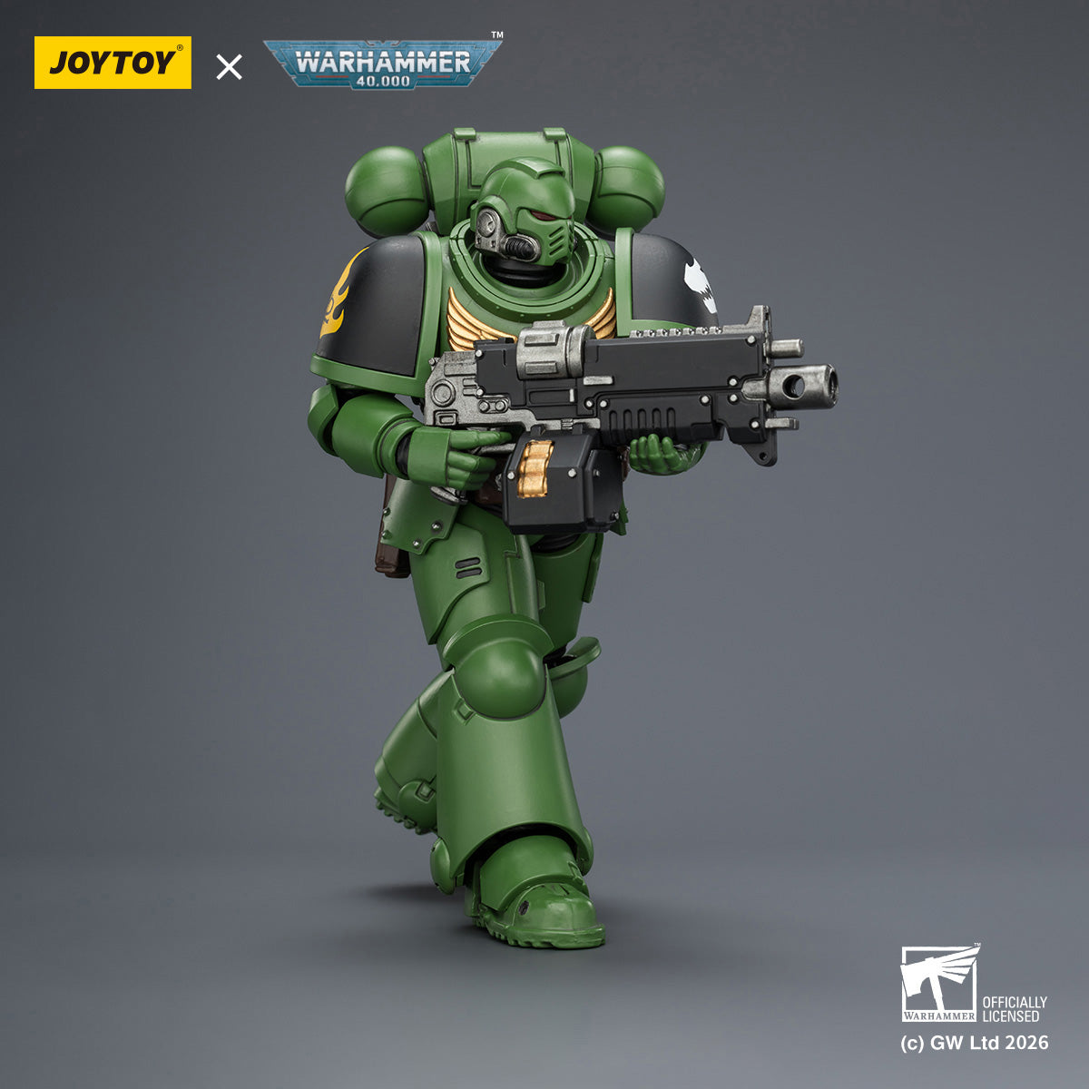 JOYTOY Warhammer 40,000 - Intercessor with Bolt Rifle, Bolt Pistol and Chainsword