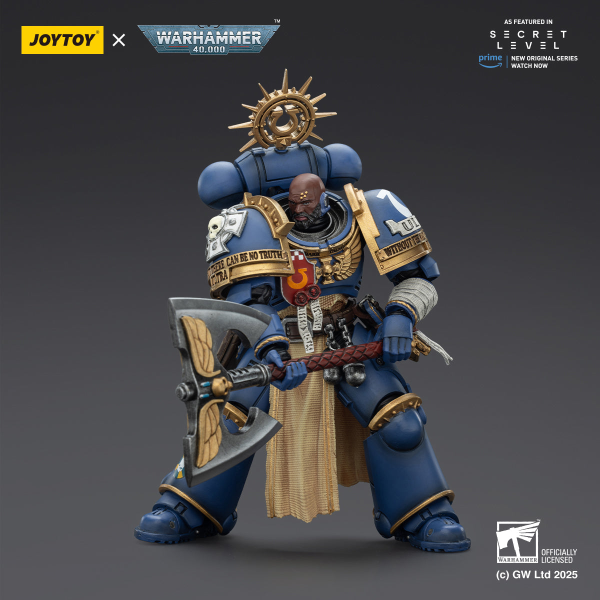 JOYTOY Warhammer 40,000 - Ultramarines Secret Lair Titus Squad Full 4-Piece Set