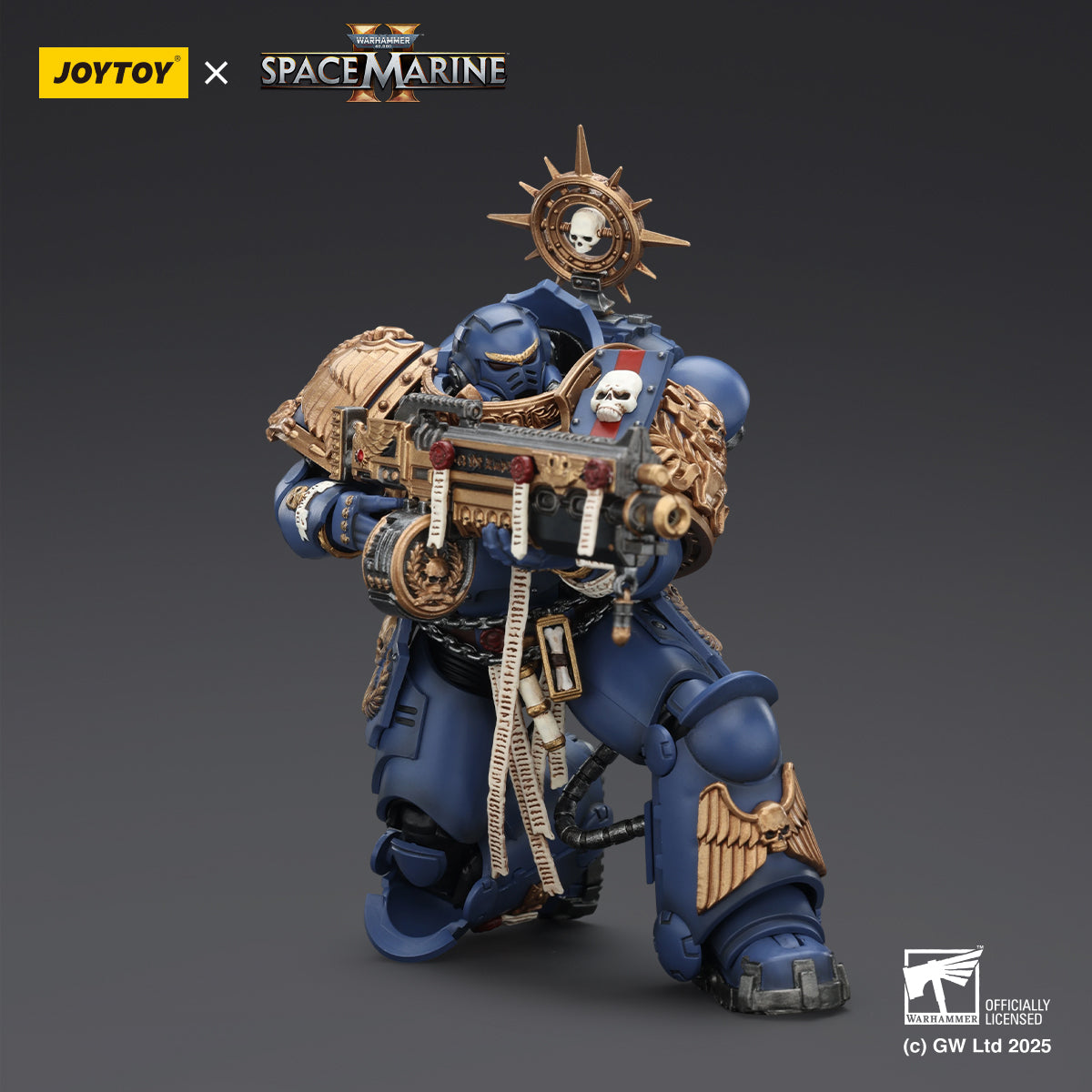 JOYTOY Warhammer 40,000: Space Marine 2 Ultramarines Relic Armour Veterans Squad (Set of 3)