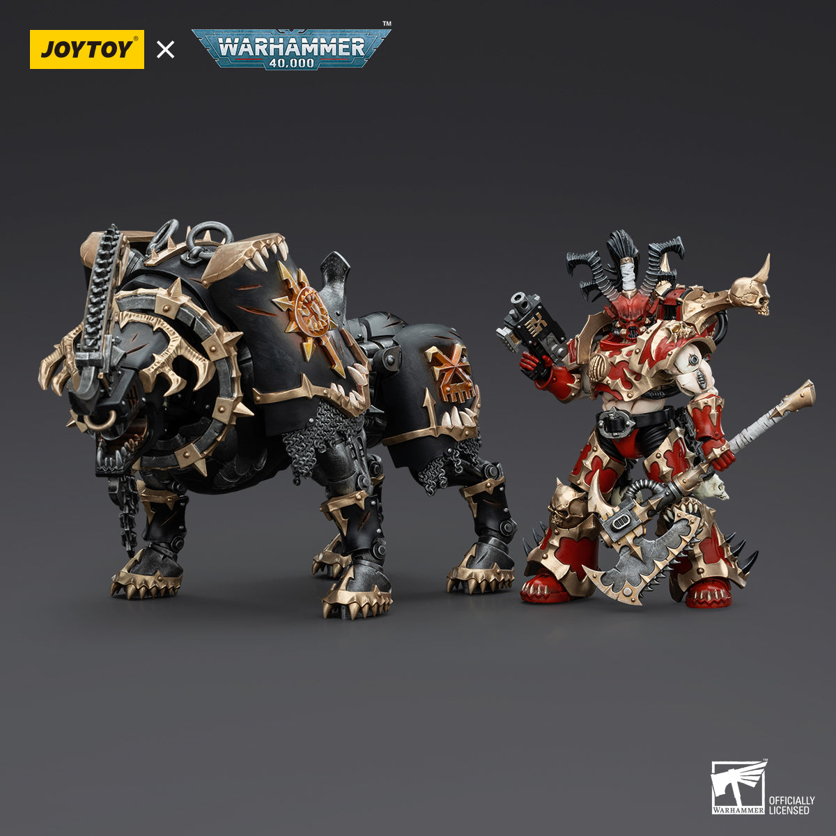 JOYTOY Warhammer 40,000 - World Eaters Lord Invocatus