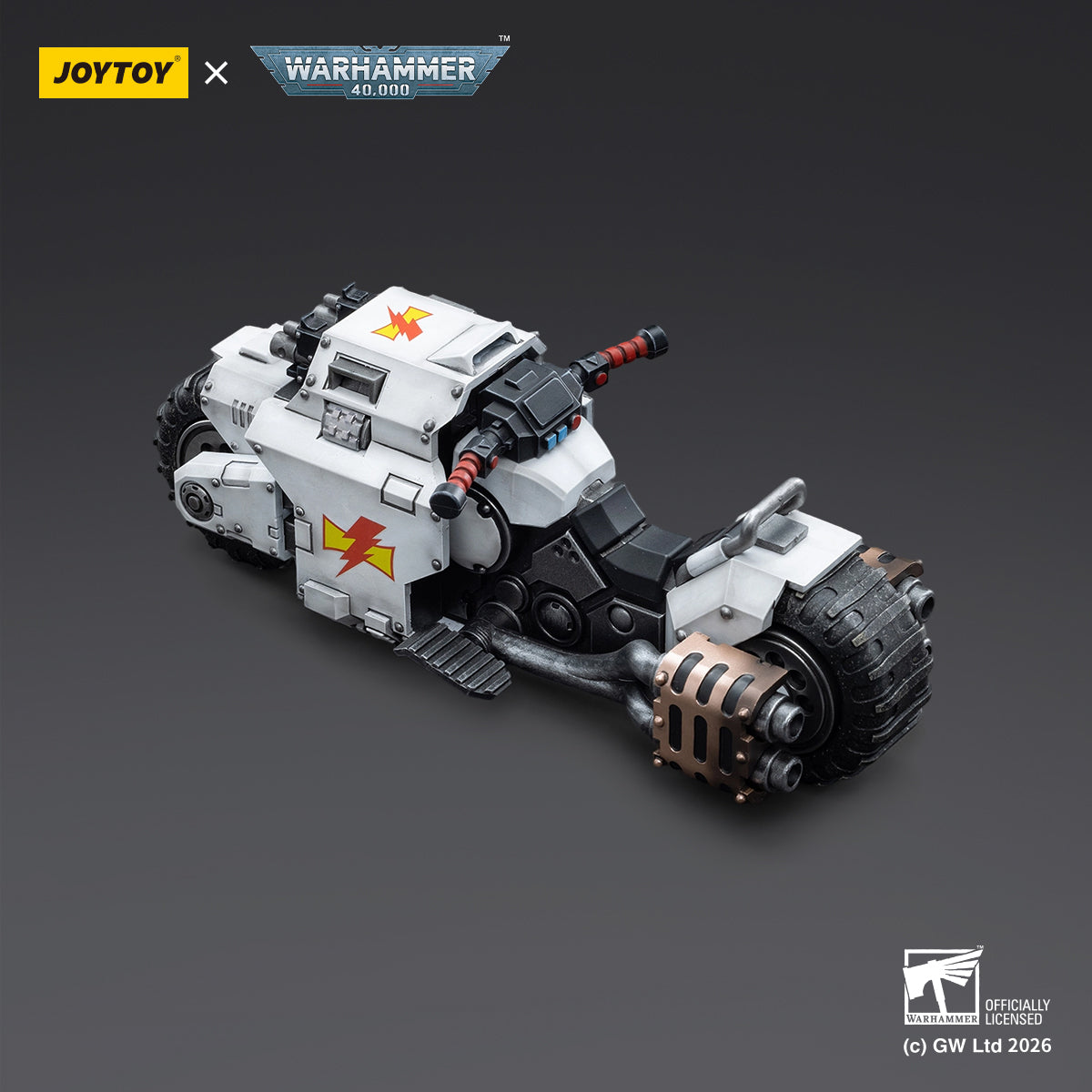 JOYTOY Warhammer 40,000 - White Scars Raider-pattern Combat Bike