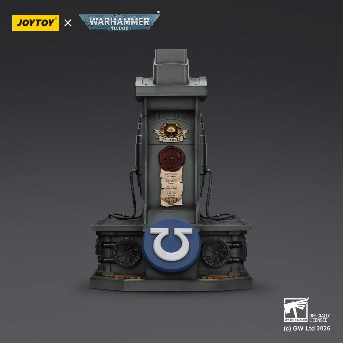 JOYTOY Warhammer 40,000 - Ultramarines Captain MkX Helmet