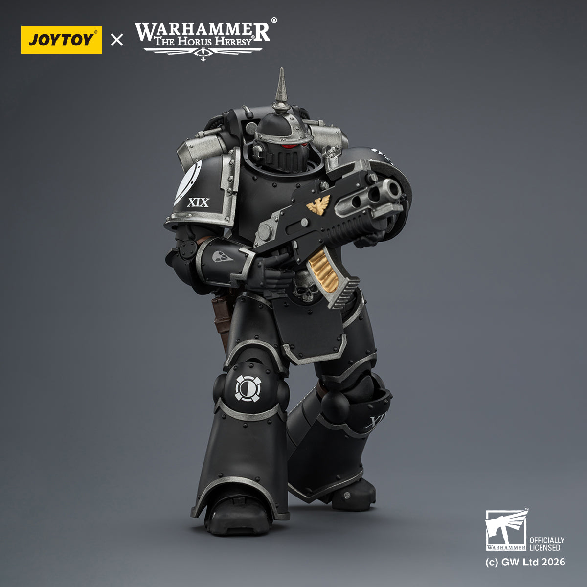 JOYTOY Warhammer The Horus Heresy - Raven Guard MK III Tactical Legionary with Bolter and Bolt Pistol